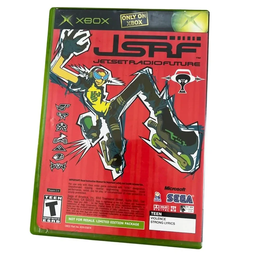 JSRF Jet Set Radio Future & Sega GT 2002 (Original Xbox) Complete CIB!
